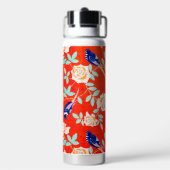 Bouteille D'eau Conception de Fleur de Rose Japonaise (Arrière)