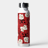 Bouteille D'eau Conception de fleurs de rose japonaises (Gym)