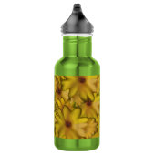 Bouteille D'eau conception de fleurs jaune32 (Droite)