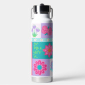 Bouteille D'eau Conception de fleurs vibrantes en fleurs (Salle de sport)