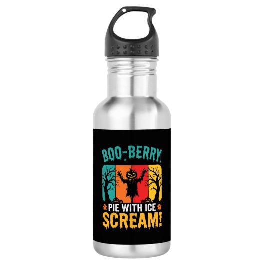 Bouteille D'eau Conception de glace de Halloween pour tarte Boo-Be (Devant)