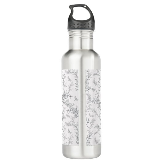 Bouteille D'eau Conception de la coupe à l'aide d'un motif dans le (Dos)