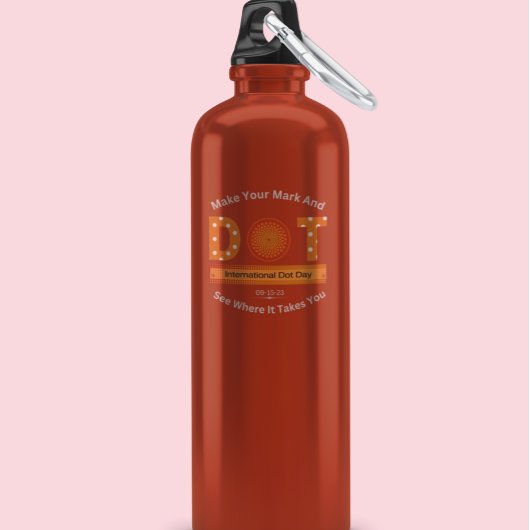 Bouteille D'eau Conception de la journée internationale des points