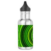 Bouteille D'eau Conception de mandala vert géométrique-64055 (Gauche)
