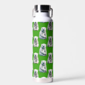 Bouteille D'eau Conception de motif d'ours polaire vert (Avant)