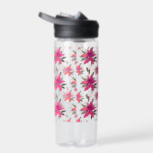 Bouteille D'eau Conception de motif floral Fleurs roses (Droite)