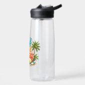 Bouteille D'eau Conception de plage tropicale Surf Sable Couchers (Gauche)