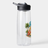 Bouteille D'eau Conception de plage tropicale Surf Sable Couchers (Droite)