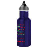 Bouteille D'eau Conception de pull moche (Droite)
