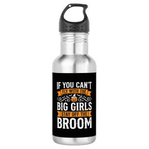 Bouteille D'eau Conception de sorcière à balai pour grandes filles