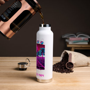 Bouteille D'eau Conception de sublimation Vaporwave des années 80