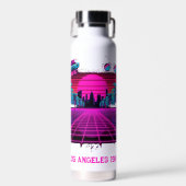 Bouteille D'eau Conception de sublimation Vaporwave des années 80 (Avant)
