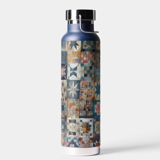 Bouteille D'eau Conception de surfaces composées à l'ancienne (Gauche)