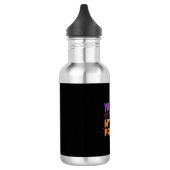 Bouteille D'eau Conception de SVG Halloween Ghost Welcome My Prett (Gauche)