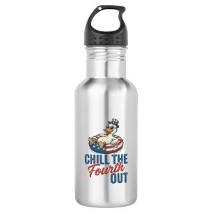 Bouteille D'eau Conception de T-shirt de canard patriotique pour r