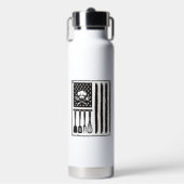 Bouteille D'eau Conception de T-shirt Ustensiles de Cuisine Drapea (Salle de sport)