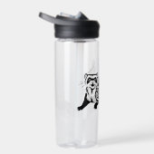 Bouteille D'eau Conception de tatouage de Ferret Tribal (Droite)