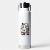 Bouteille D'eau Conception de typographie pour fille amatrice de c (Salle de sport)
