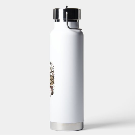 Bouteille D'eau Conception de typographie pour fille amatrice de c (Gym)