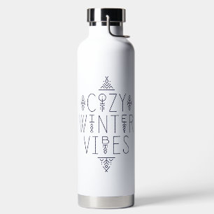 Bouteille D'eau Conception de vidéos d'hiver
