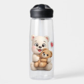 Bouteille D'eau Conception d'ours en peluche adorable et mignonne (Avant)