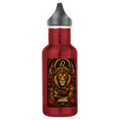 Bouteille D'eau Conception du zodiaque Lion Masculin Céleste (Gauche)