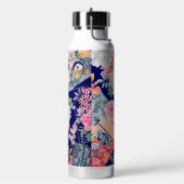 Bouteille D'eau Conception florale japonaise (Gym)