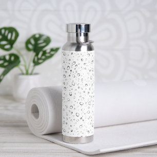 Bouteille D'eau Conception Raindrop en blanc