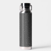 Bouteille D'eau Conception Raindrop sur Grey (Arrière)
