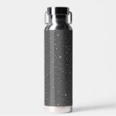 Bouteille D'eau Conception Raindrop sur Grey (Avant)
