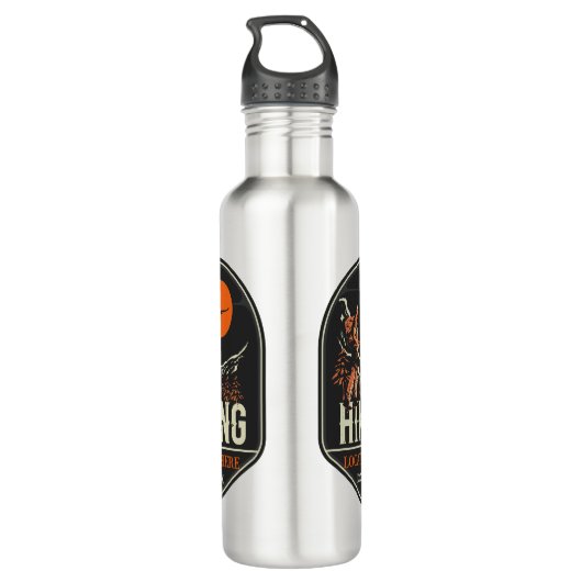 Bouteille D'eau Conception rétro de l'emplacement personnalisé (Dos)