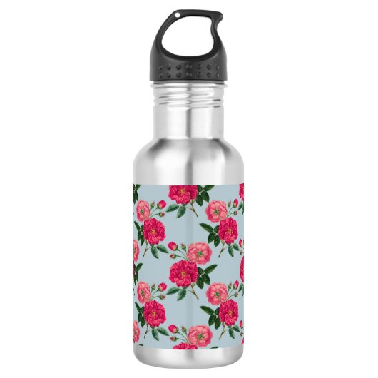 Bouteille D'eau Conception Rose vintage (Devant)