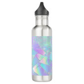 Bouteille D'eau Conception turquoise et violette Iridescente (Gauche)