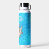 Bouteille D'eau Conch Shell "Beach Life" (Arrière)