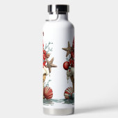 BOUTEILLE D'EAU CÔNE DE GLACE ÉTÉ ROUGE & BLANC (Droite)