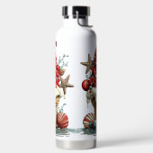 BOUTEILLE D'EAU CÔNE DE GLACE ÉTÉ ROUGE & BLANC (Droite)