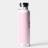 Bouteille D'eau Confession chrétienne Bible Verse Croire Pink clai (Plage)