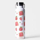 Bouteille D'eau Confiture de pain sucré et de fraise (Avant)