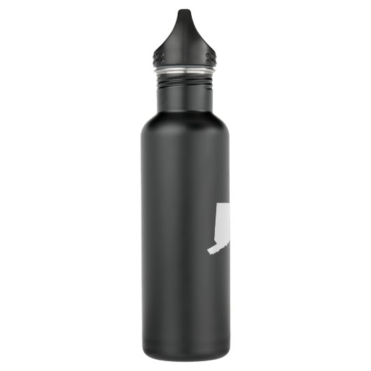 Bouteille D'eau Connecticut blanc (Gauche)