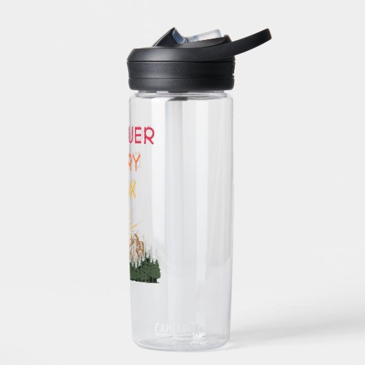 Bouteille D'eau Conquérir chaque sommet Mantra de randonnée (Gauche)