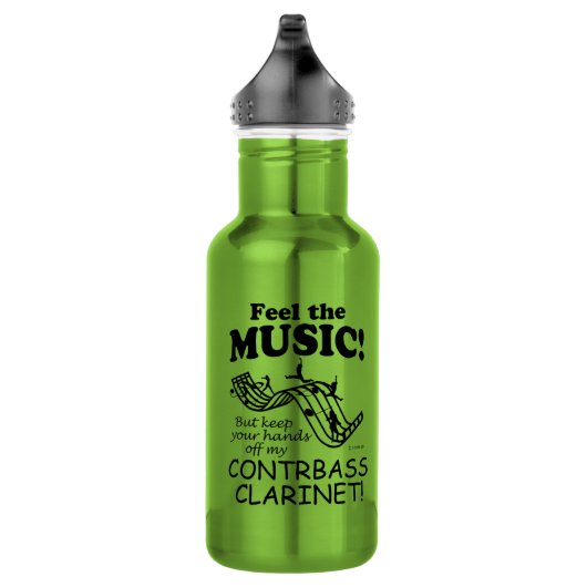 Bouteille D'eau Contrabass Clarinet Sentez La Musique (Droite)