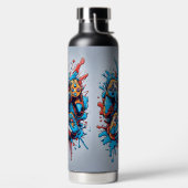 Bouteille D'eau Contrôleurs de jeu avec peinture à la goutte (Droite)