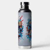 Bouteille D'eau Contrôleurs de jeu avec peinture à la goutte (Droite)