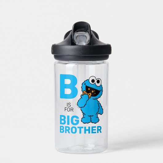 Bouteille D'eau Cookie Monster | B est pour Big Brother | Ajouter (Avant)