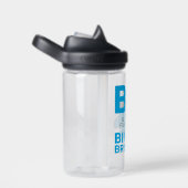 Bouteille D'eau Cookie Monster | B est pour Big Brother | Ajouter (Arrière Complet)