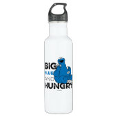 Bouteille D'eau Cookie Monster | Big Blue & Hungry (Devant)