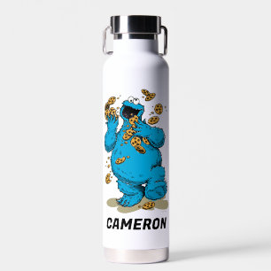 Bouteille D'eau Cookie Monster Crazy Cookies   Ajouter Votre Nom