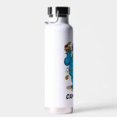 Bouteille D'eau Cookie Monster Crazy Cookies | Ajouter Votre Nom (Plage)