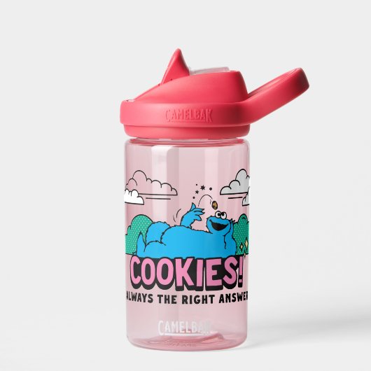 Bouteille D'eau Cookie Monster | Les cookies sont toujours la bonn (Gauche)