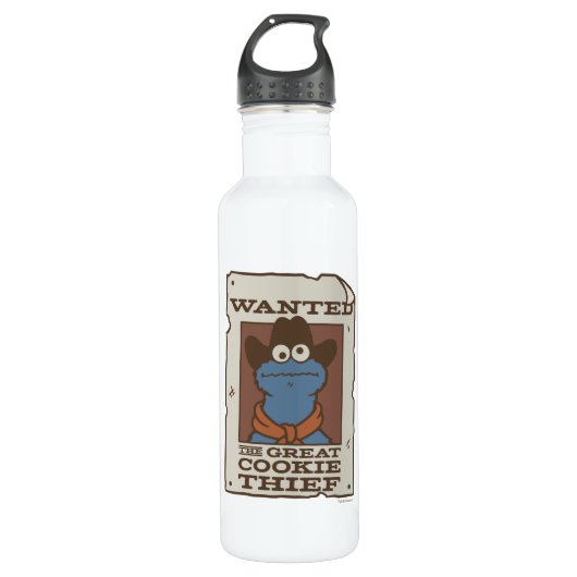 Bouteille D'eau Cookie Monster | Poster Recherché (Devant)